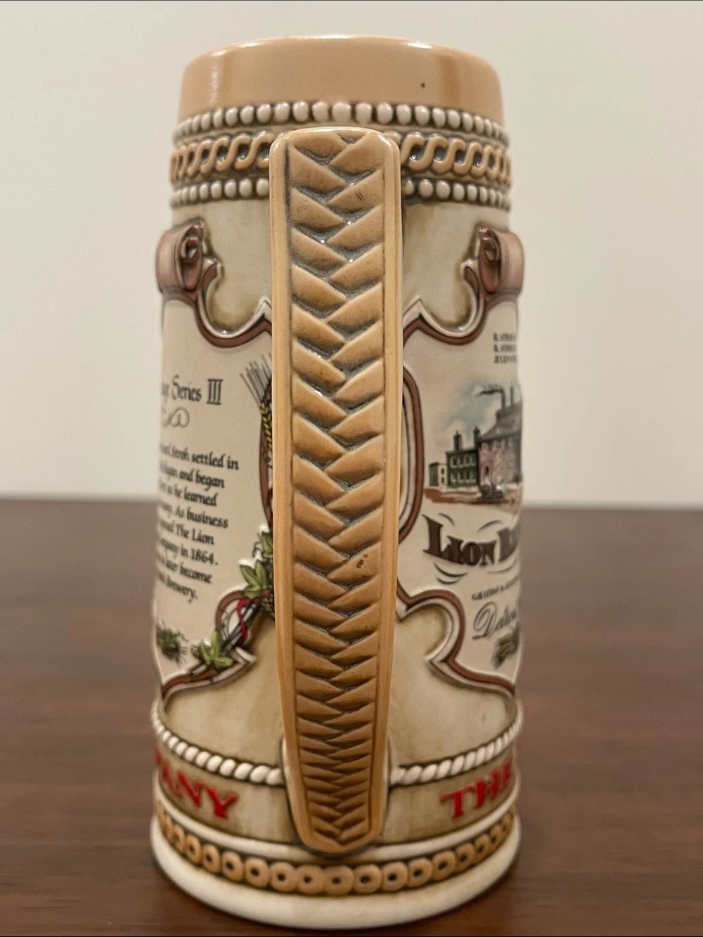 Vintage 1985 Stroh’s Heritage Series II Beer Stein
